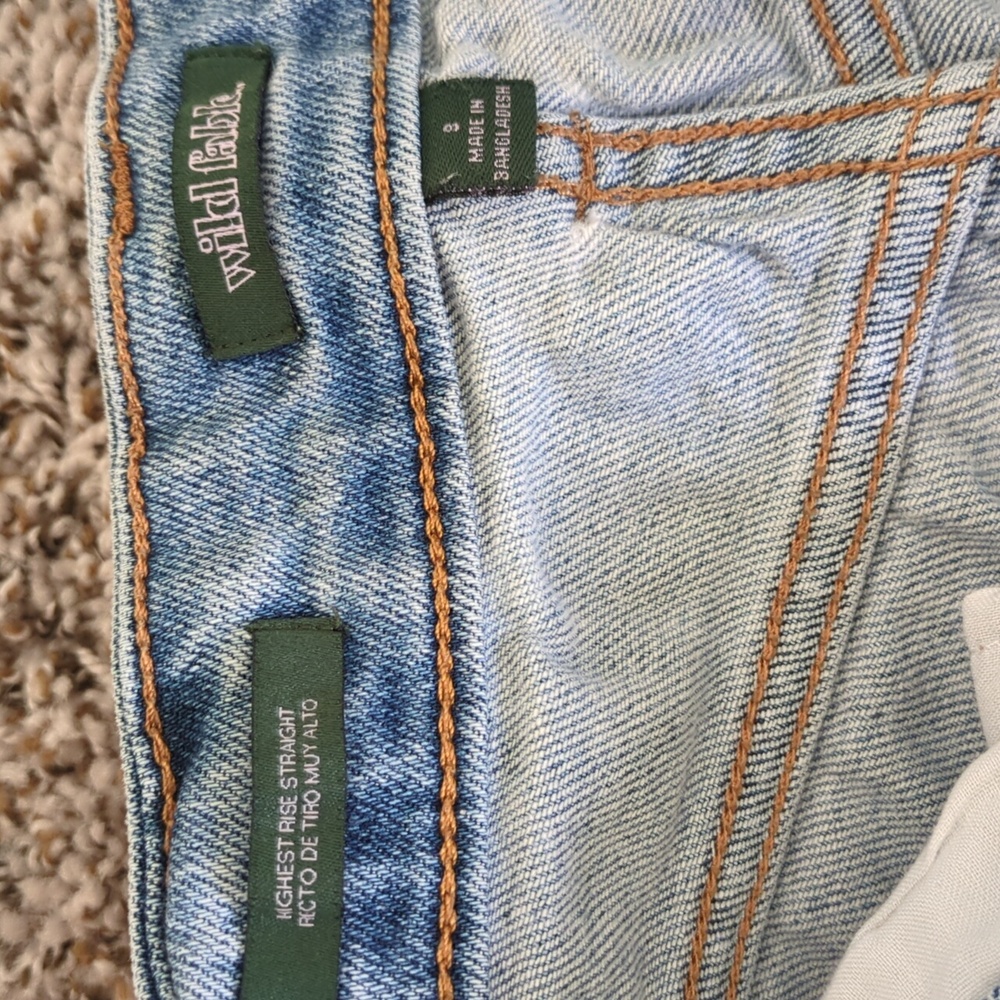Wild Fable high rise straight leg jeans - Picture 3 of 4